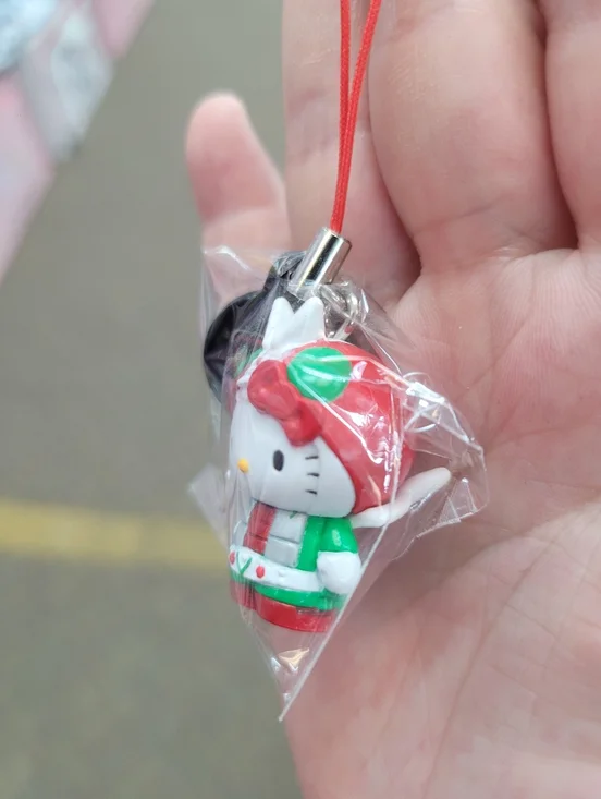 2009 Hello Kitty X Masked Rider Phone Charm Keychain - Picture 3 of 9